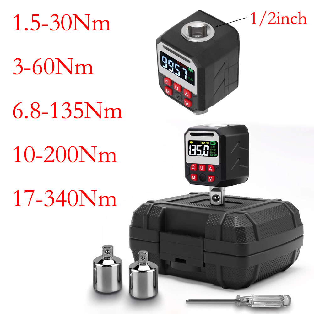 Digital Torque Wrench 1/2 Inch 200Nm - 1/2 Inch Digital Torque Adapter Electronic