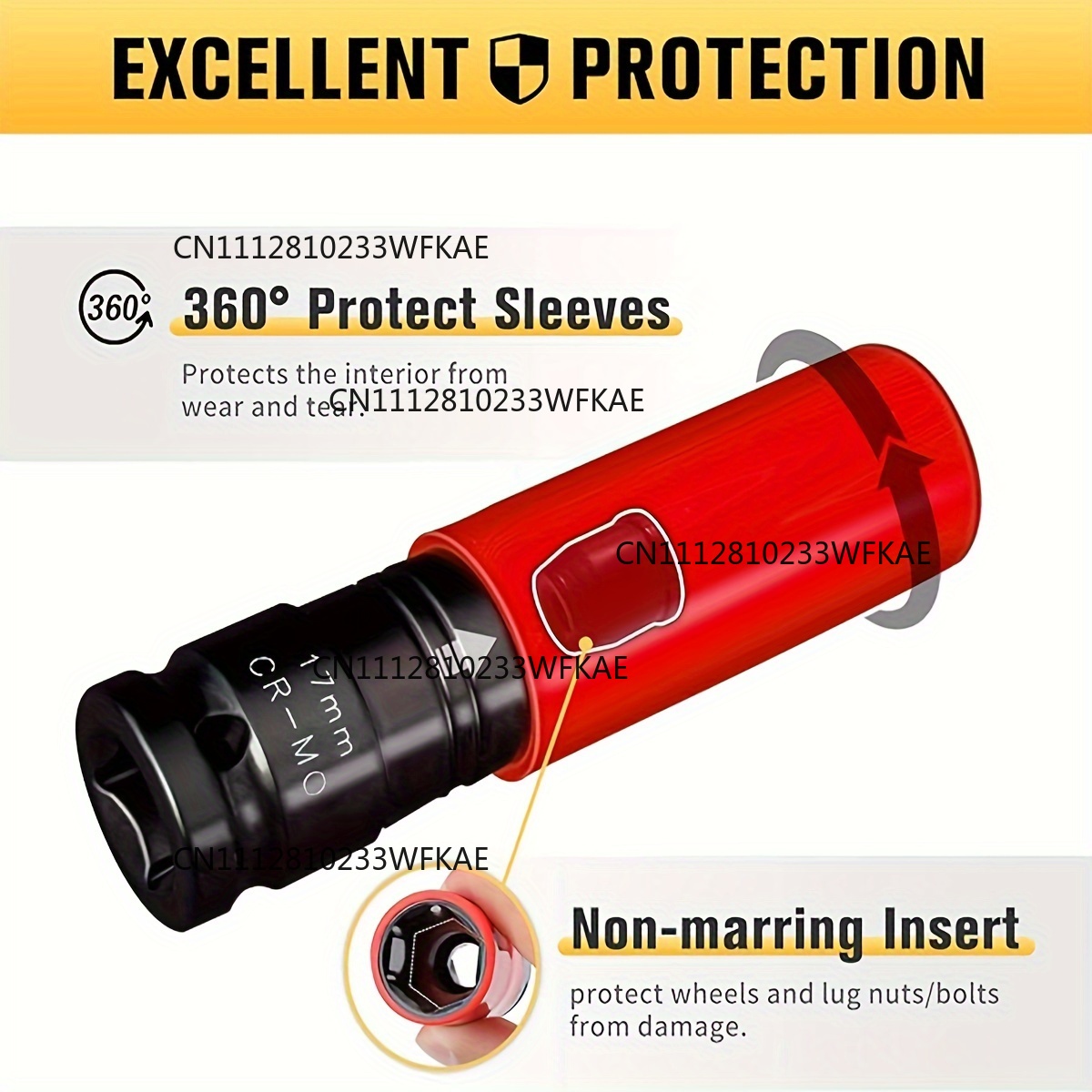 1/2- Inch Drive Wheel Protecto - Impact Socket Thin Wall Deep Metric Set ulasan dan harga