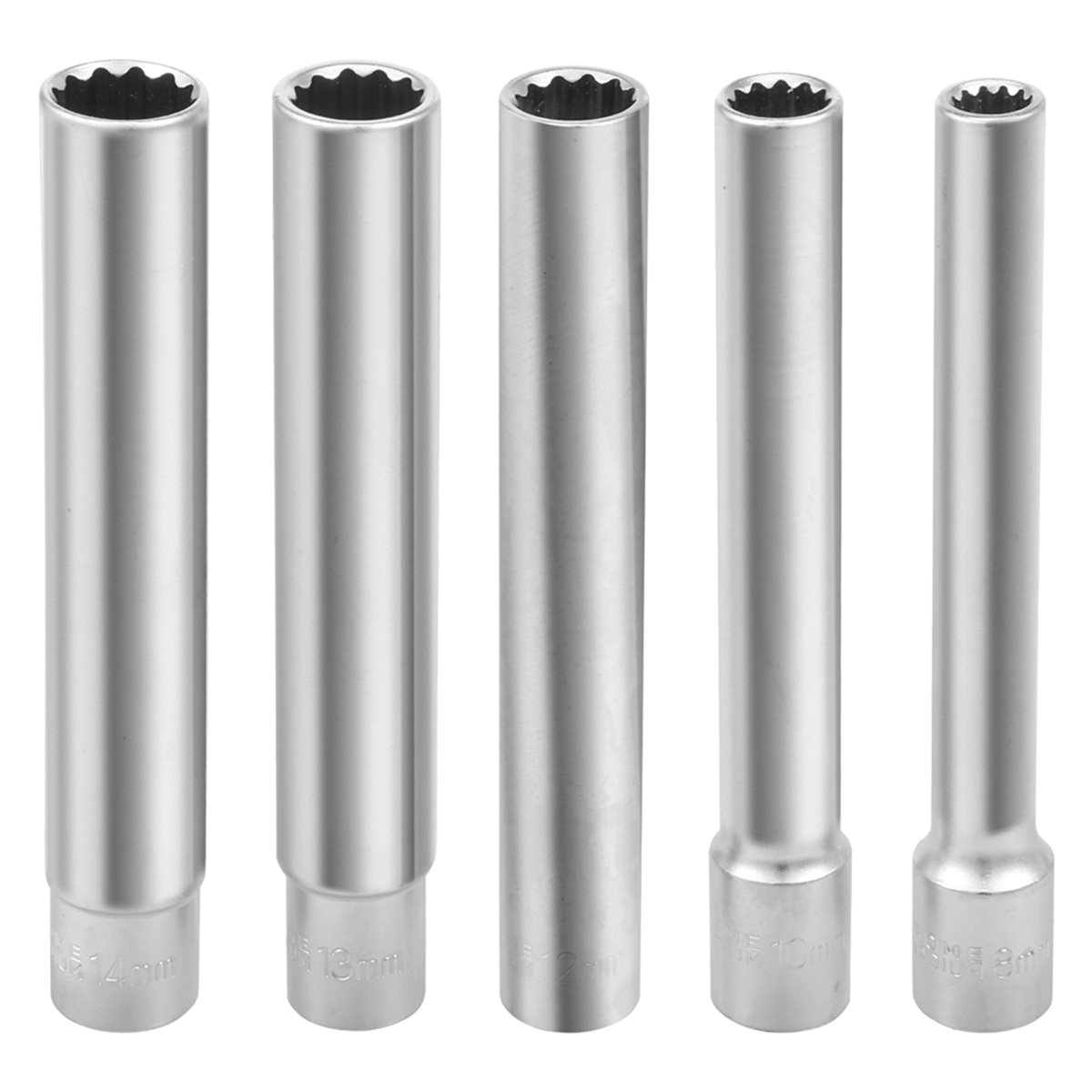 A74U 5PCS Deep Metric Socket S - Impact Socket Thin Wall Deep Metric Set ulasan dan harga