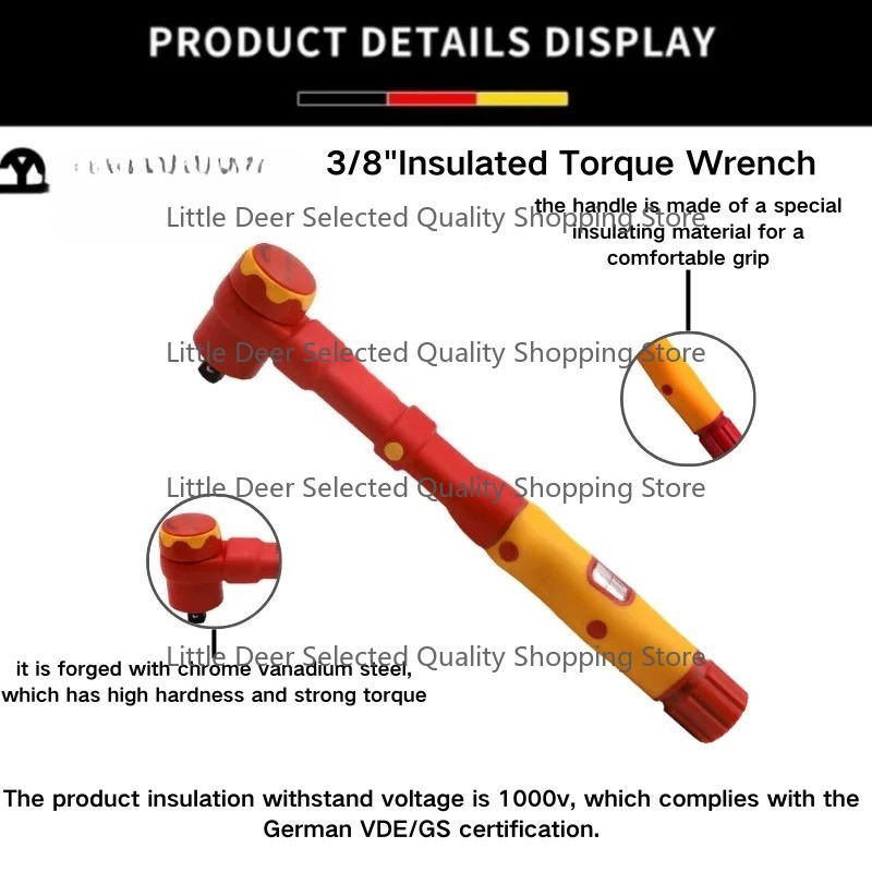WEDO Insulated VDE Certificate - Insulated Torque Wrench 1000V Vde Electric ulasan dan harga