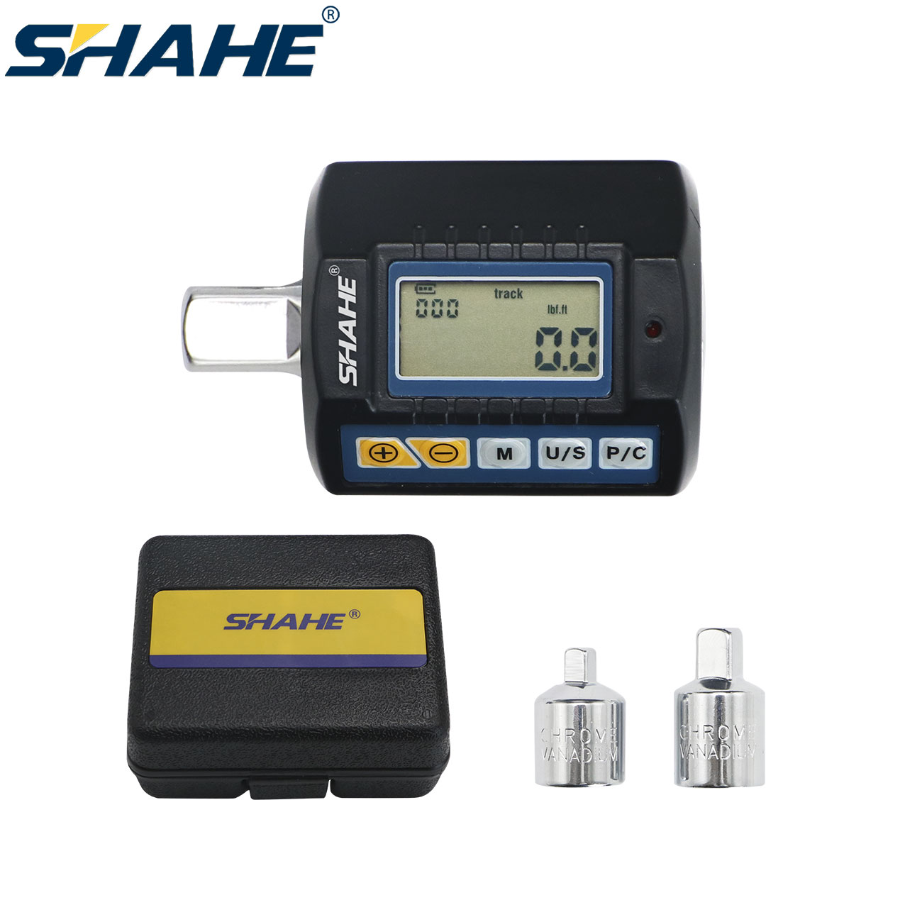 SHAHE Digital Torque Adapter 1 - Electronic Torque Adapter 3/8 1/2 Digital ulasan dan harga