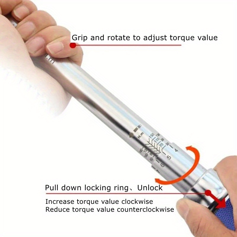 1Pc Adjustable Bike Torque Wre - Interchangeable Head Torque Wrench Open ulasan dan harga