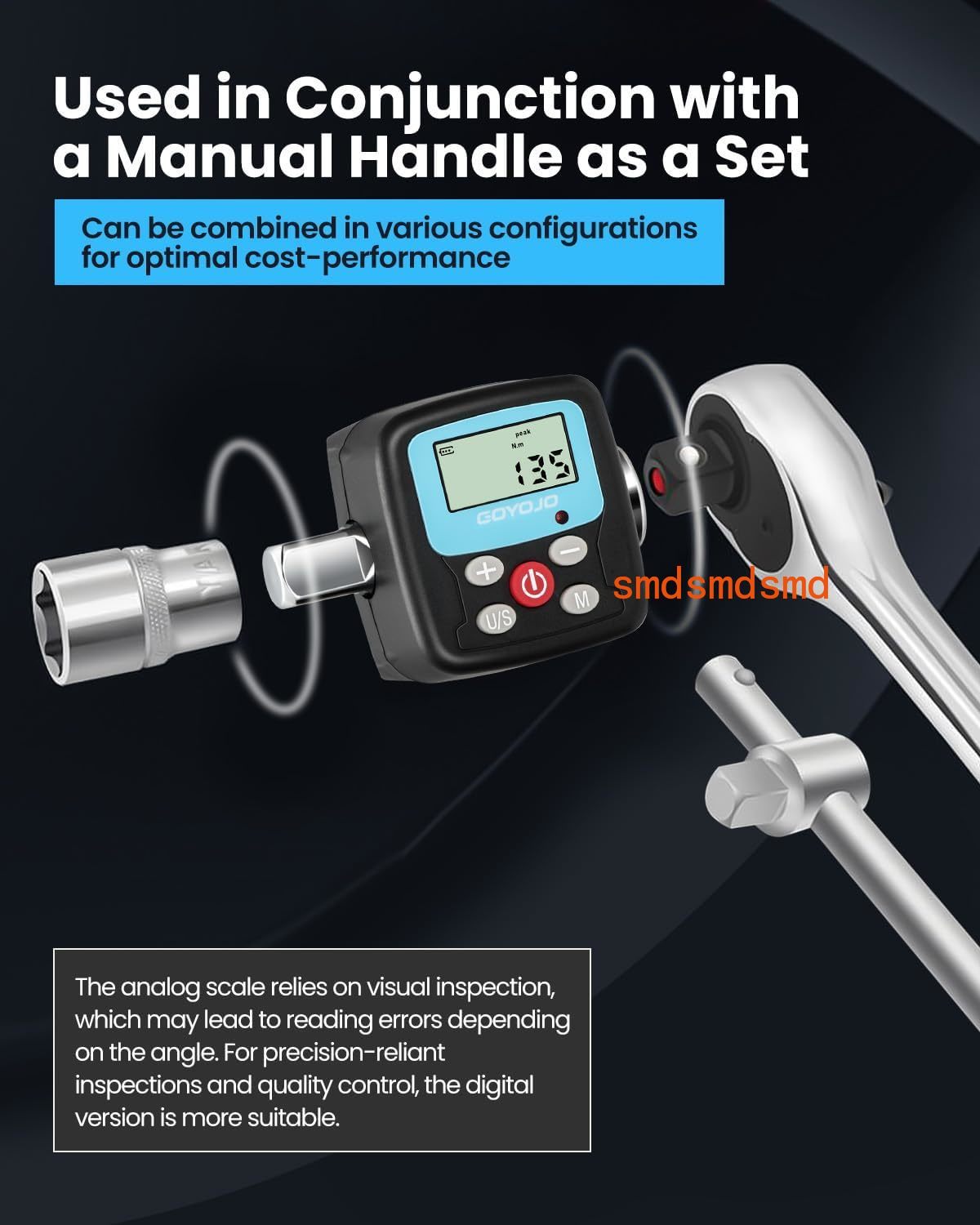 Digital Torque Wrench Adapter, - Electronic Torque Adapter 3/8 1/2 Digital ulasan dan harga