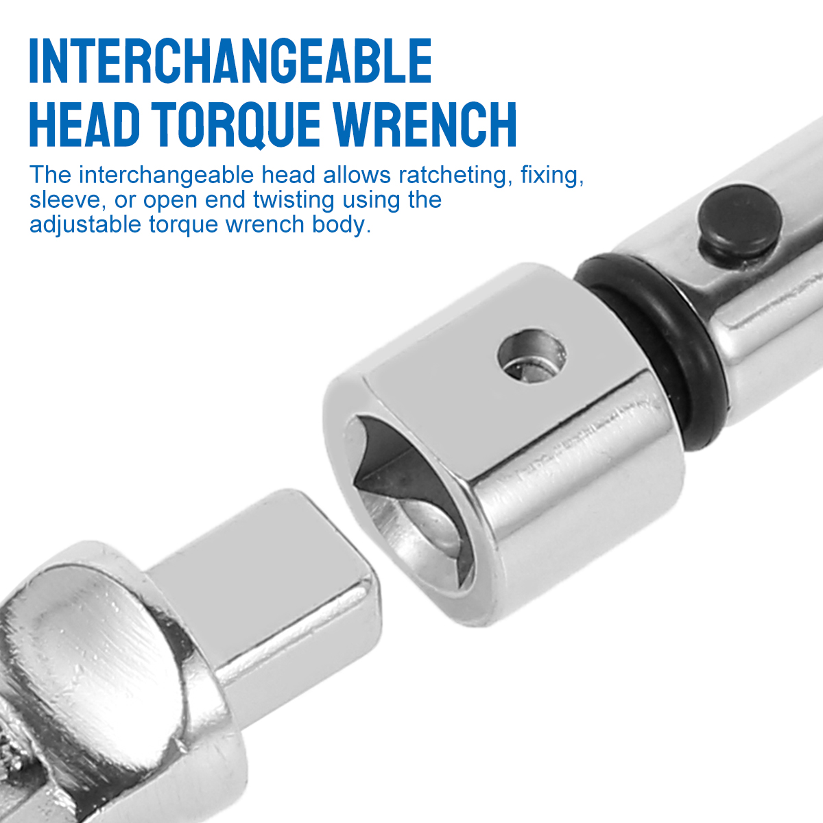 5-25NM Adjustable Torque Wrenc - Interchangeable Head Torque Wrench Open ulasan dan harga
